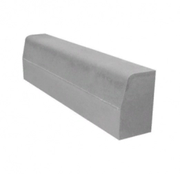 Бордюрный камень серый 1000х300х150 мм_1