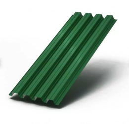 Металлочерепица с покрытием Полиэстер Зеленый лист 0,7 Н=35_1